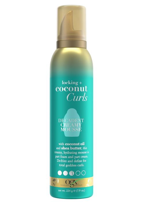 OGX Locking + Coconut Curls Decadent Creamy Mousse