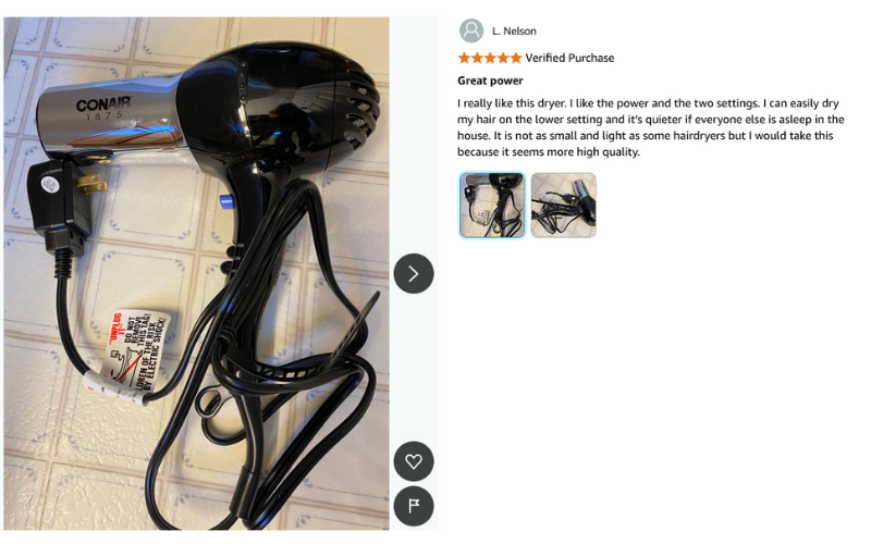 Conair 1875W Hair Dryer reviews