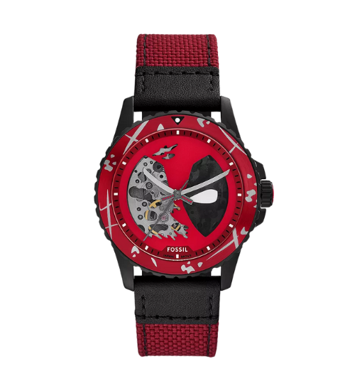 Fossil Marvel Deadpool Watch Herren