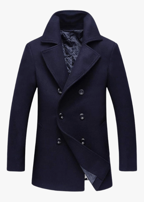 Notched Collar Double Breasted