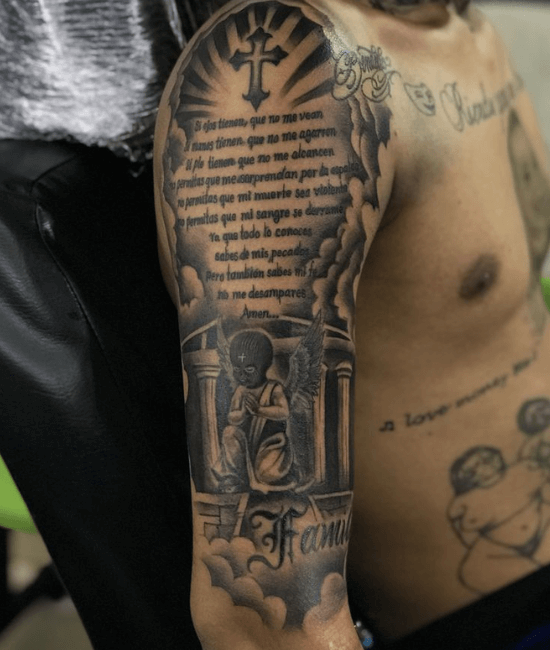 The Religious Half Sleeve