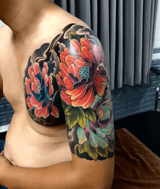 The Floral Half Sleeve
