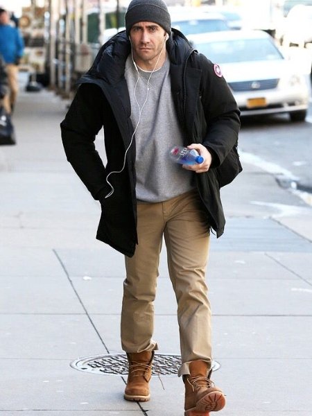 Celebrity Timberland Boots Men Street Style
