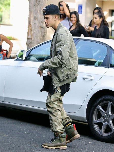 Celebrity Timberland Boots Men Street Style