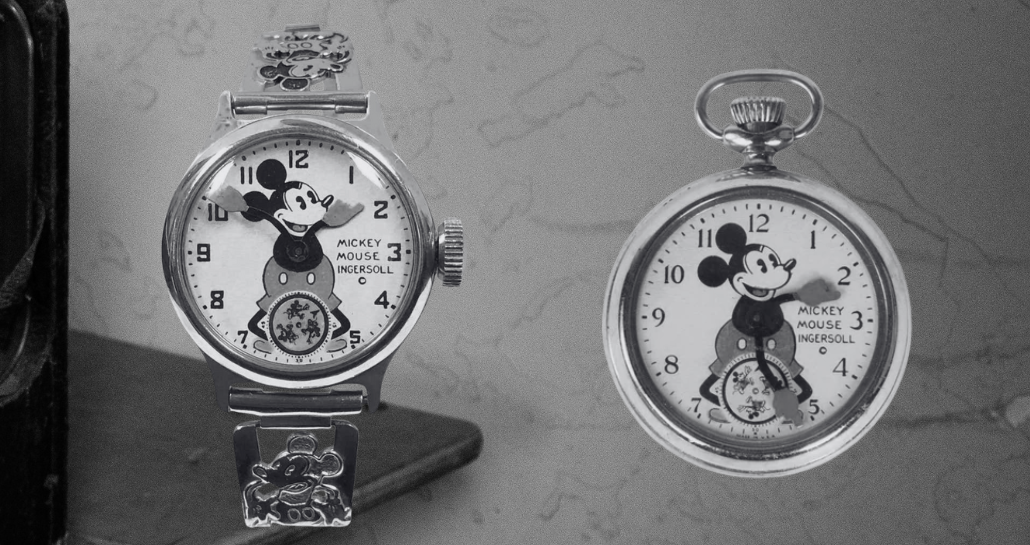 Bradley Mickey Mouse Pocket Watch