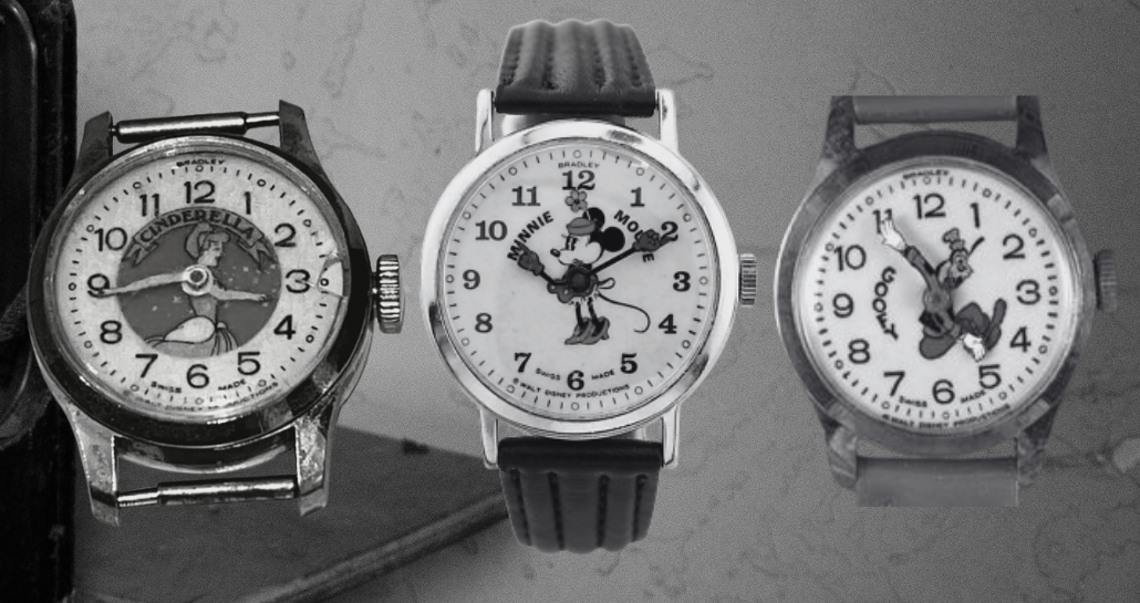 Bradley Mickey Mouse Pocket Watch