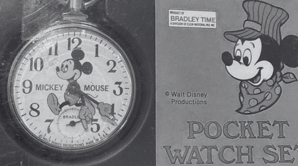 Bradley Mickey Mouse Pocket Watch