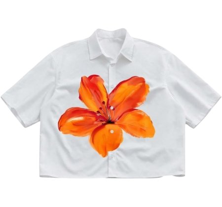 Oversized Short Sleeve Shirt