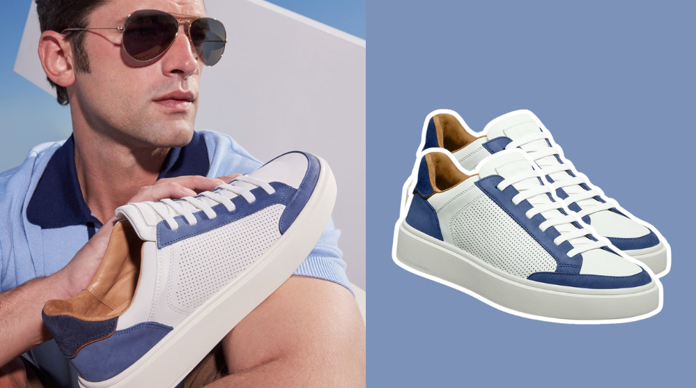 Men’s Slip-On Stretch Lace Sneakers