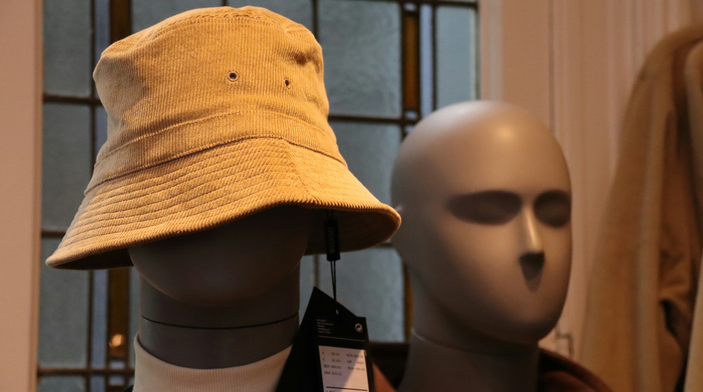 Corduroy Bucket Hat Mustard Yellow