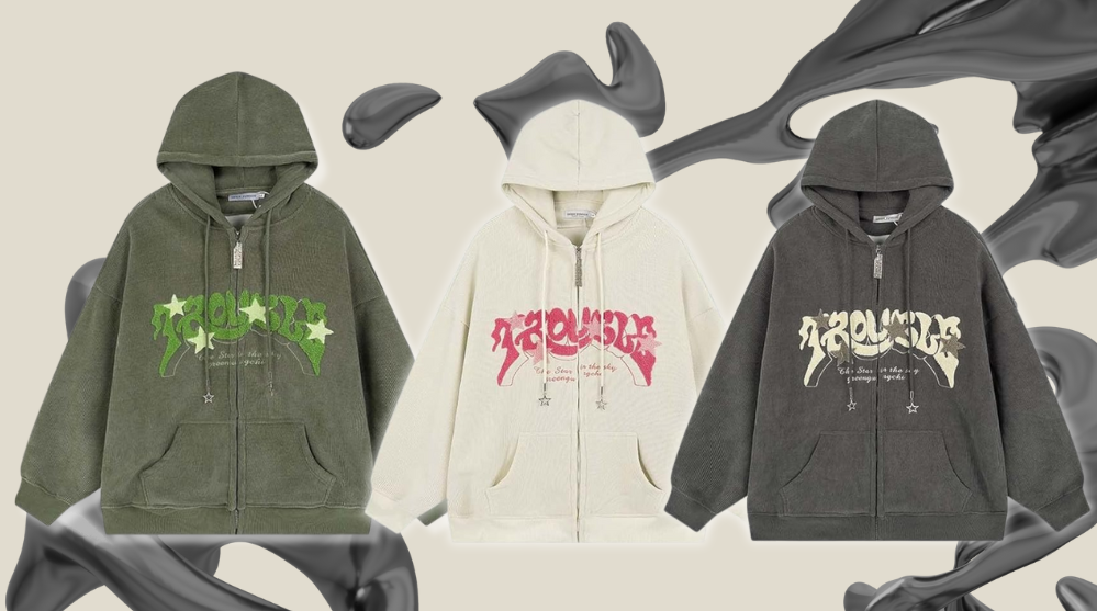 Epic Zip Up Hoodie Y2K