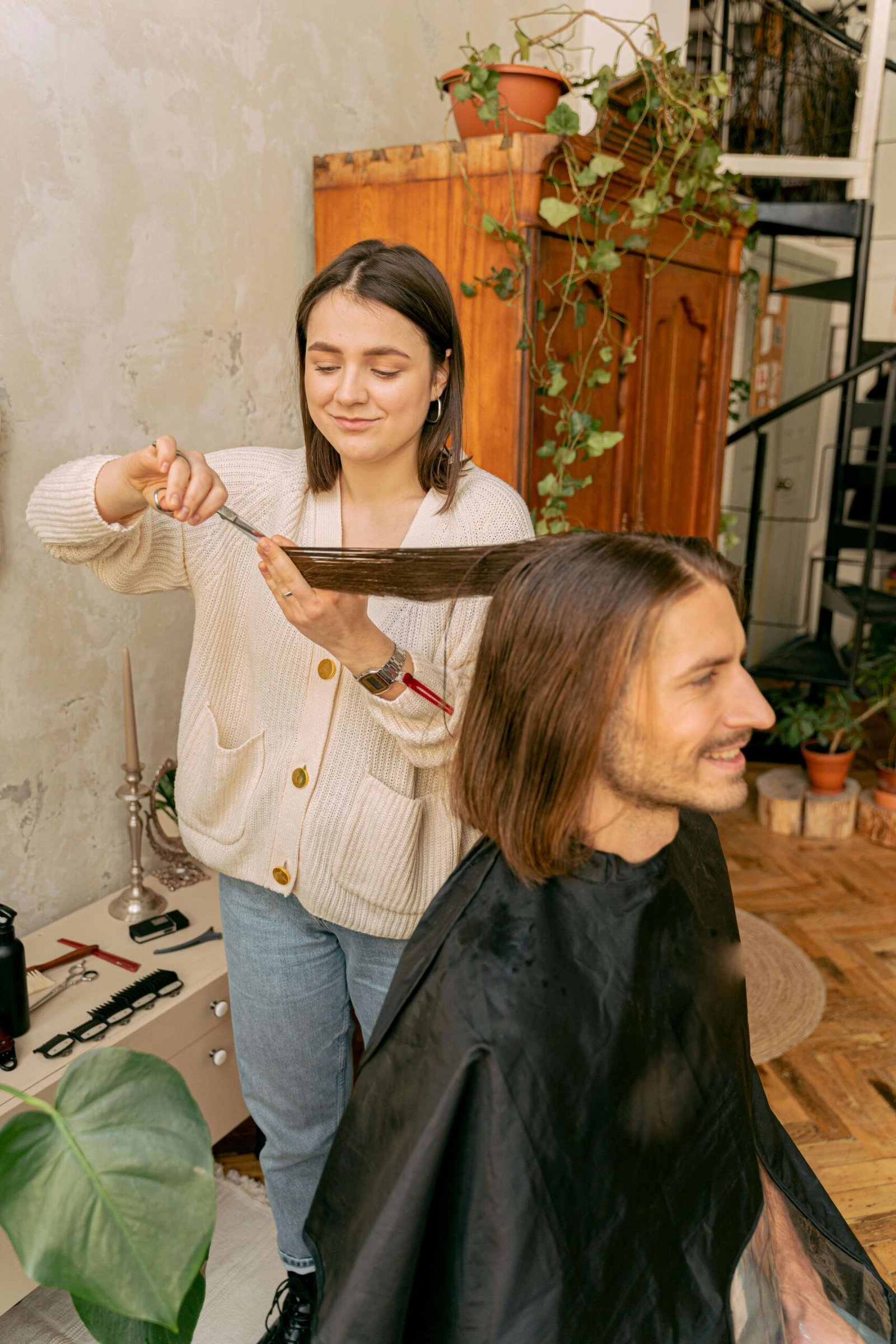How to Cut Long Layers Haircut