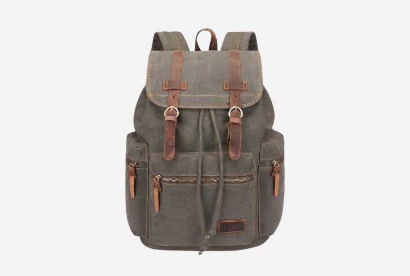 Backpack Canvas Men Vintage Bags